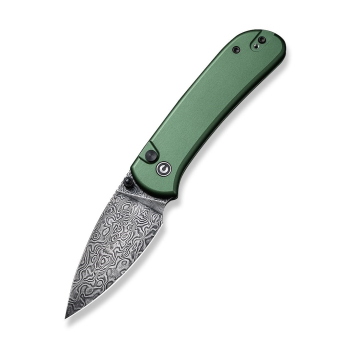 Nóż CIVIVI Qubit Damast Aluminum Green C22030E-DS1