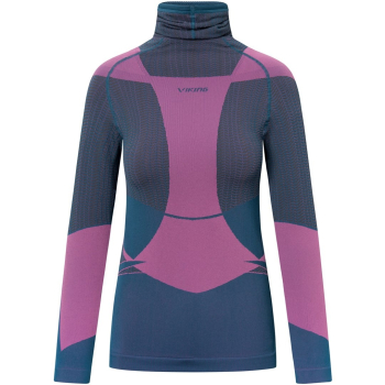 Bielizna damska VIKING Fusion Lady Set turkusowo-różowa   L