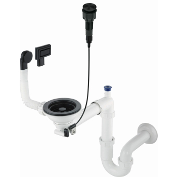 Syfon do zlewozmywaka granitowego 1-komorowego - Space-Saver ZXY_N982