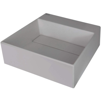 Umywalka granitowa nablatowa z miejscem na baterię - z maskownicą