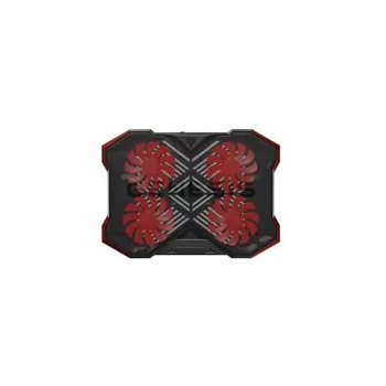 GENESIS Oxid 260 podkładka chłodząca do laptop 43,9 cm (17.3") 1010 RPM Czarny, Czerwony