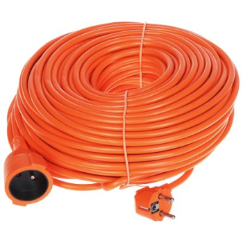 Przedłużacz z uziemieniem PS-3X1.5-50M/ORANGE 50 m
