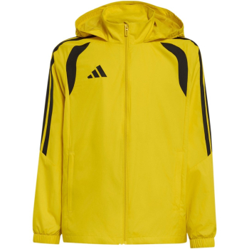 Kurtka dla dzieci adidas Tiro 26 League Windbreaker żółta KT2425 164cm