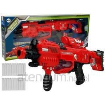 Pistolet Luminescencyjny Świeci w Ciemności Piankowe Naboje Dźwięk Zasięg 45m 8456 Lean Toys