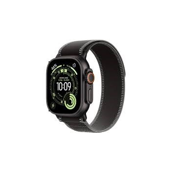 Apple Watch Ultra 3 GPS + Cellular 49mm Black Titanium Case with Black/Charcoal Trail Loop - M/L