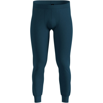 Legginsy termoaktywne męskie Odlo MERINO 200 BL BOTTOM long zielone   M