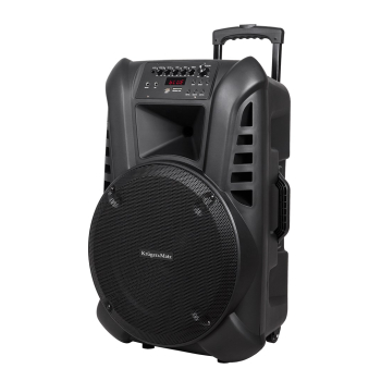 Aktywna kolumna głośnikowa (z 2 mikrofonami bezprzewodowymi UHF, SD, Bluetooth, FM, USB) 60 Watt