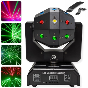 LIGHT4ME ATLAS ruchomy multiefekt świetlny 4w1 LED