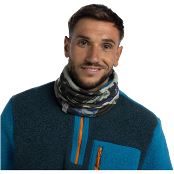 Bandana BUFF MERINO HEAVYWEIGHT DIGITAL PRINTS ONLAR BLUE   one size