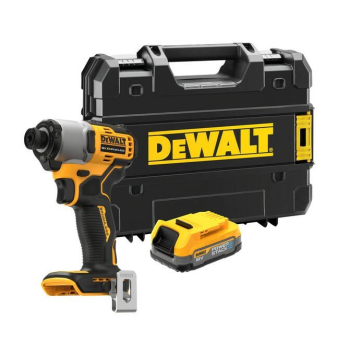 DEWALT.ZAKRĘTARKA UDAR.18V DCF840E1T 192Nm 1x1,7Ah POWERSTACK BEZ ŁADOWARKI, TSTAK ...