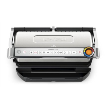 Grill elektryczny TEFAL, model GC728D10 o mocy 2000 W, wykonany ze stali nierdzewnej