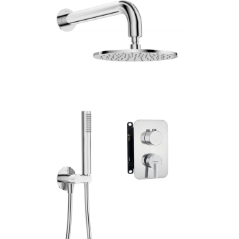 Zestaw prysznicowy podtynkowy z BOXem mieszaczowym - z głowicą prysznicową