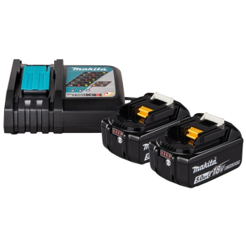 CHARGER AND BATTERY SET 2X5AH 18V