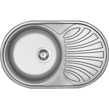 Zlewozmywak stalowy 1-komorowy z ociekaczem Deante ZEU_011B 5907650846390