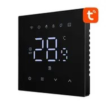 Avatto WT410-16A-B czarny / Inteligentny termostat do ogrzewania elektrycznego / 16A / WiFi