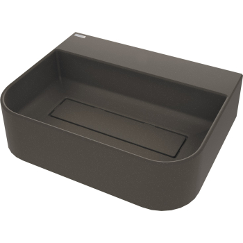 Umywalka granitowa nablatowa z miejscem na baterię - z maskownicą