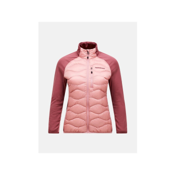 Kurtka damska puchowa PEAK PERFORMANCE W Helium Hybrid Down Jacket kolor rĂłĹĽowy - M