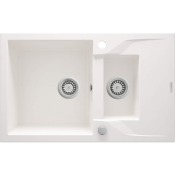 Zlewozmywak granitowy 1.5-komorowy z ociekaczem ZQN_A513 5908212043646