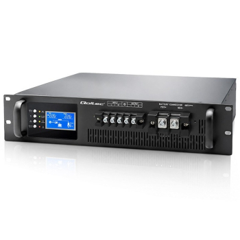 Qoltec Zasilacz awaryjny UPS Pure Sine Wave do RACK | 5kVA | 5000W | PF 1.0 | LCD | EPO | USB | On-line | Kompatybilność z LiFePO4 AGM GEL