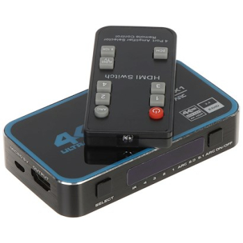 Przełącznik HDMI SW 4 wejść na 1 HDMI 2.0