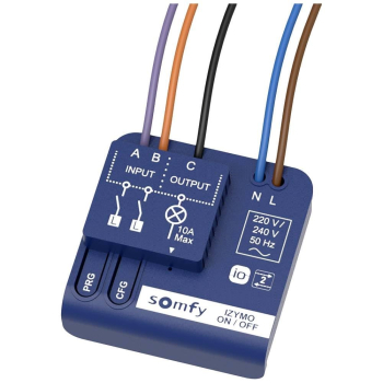 Somfy 1822649 - Izymo Licht-Empf?nger io AN/AUS TaHoma (Switch) kompatibel