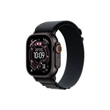 Apple Watch Ultra 3Â GPS + CellularÂ 49mmÂ Black Titanium Case with Black Alpine Loop - Small