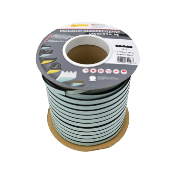 USZCZELKA DGP 15x3  CZARNA  100mb