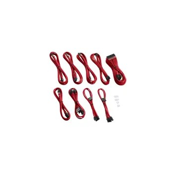 CableMod C-Series PRO ModMesh Zestaw kabli RMi/RMx/RM (Black Label) - czerwony