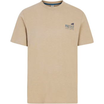 T-Shirt męski PROTEST PRTOxford beżowy   L
