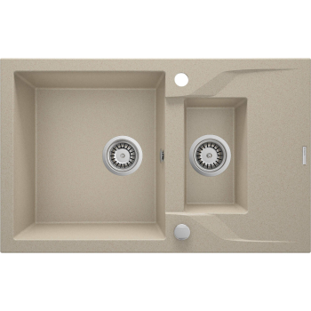 Zlewozmywak granitowy 1.5-komorowy z ociekaczem ZQN_7513 5908212042823