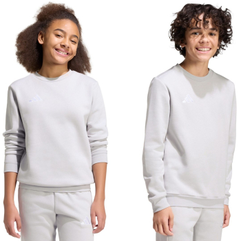 Bluza dla dzieci adidas Entrada 26 Sweat Top szara JZ6551 140cm