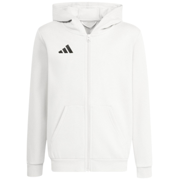 Bluza dla dzieci adidas Entrada 26 Full Zip Hoodie biała KH1783 140cm