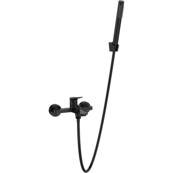 BATH MIXER NESTOS WITH SHOWER SET BLACK