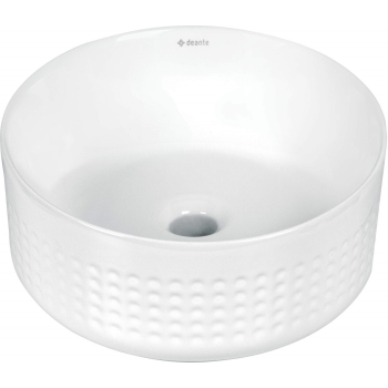 Umywalka ceramiczna nablatowa asymetryczna