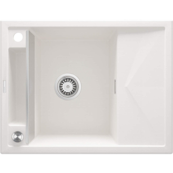 Zlewozmywak granitowy magnetyczny 1-komorowy z ociekaczem ZRM A11A 5907650874881