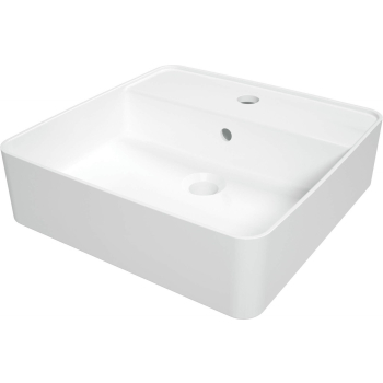 Umywalka ceramiczna nablatowa z miejscem na baterię