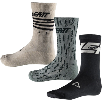 Skarpety rowerowe LEATT Socks MTB (3 pary)   S/M