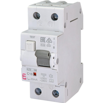 RELAY CURR LEAK 2P 16A 30MA KZS-2M AUTO