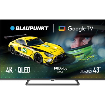 Blaupunkt QLED TV | 43QBG6000S | 43 | Smart TV | Google TV | Black