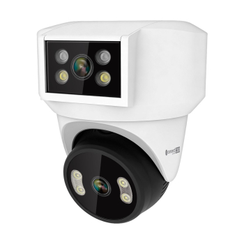 Kamera WiFi Kruger&Matz Connect C180 2x Obiektyw PTZ 360° 2K Tuya Smart Life Kolor Nocą Audio AI