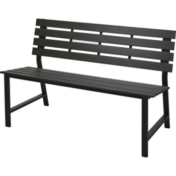 STEEL GARDEN BENCH 115X55X85CM