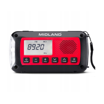 Radio alarmowe Midland ER100 z akumulatorem 2600mAh