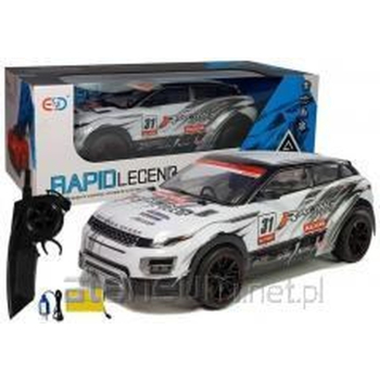 Auto Rajdowe Wyścigowe Sportowe Zdalnie Sterowane RC 1:10 Białe