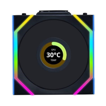 Wentylator Lian Li LULI-091 UNI FAN SL, ARGB, PWM, 3x, 120mm, Bezprzewodowe sterowanie za pomocą kontrolera 2.4GHz, czarny