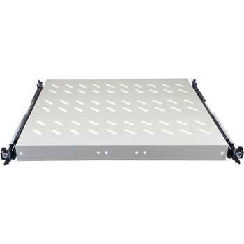 Półka wysuwana 19" 1U głęb. 570mm, kolor szary, 4 punkty mocowania ALANTEC