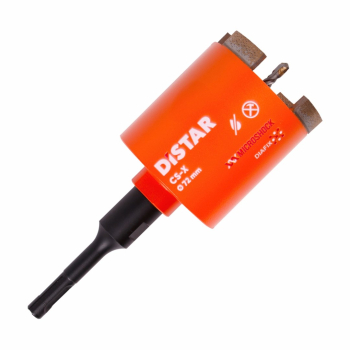 DISTAR WIERTŁO DIAMENTOWE KORONOWE CS- x  / SDS+ 072 x 70-4 x M16