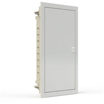 Plastikowa obudowa instalacyjna z drzwiami metalowymi, podtynkowa, IP40, 3 rzędy, 36 modułów Noark PMF 36 107103