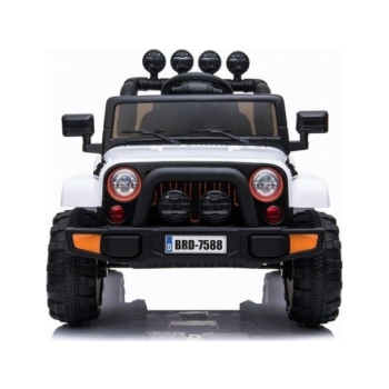 Auto Na Akumulator Jeep BRD-7588 Światła LED MP3 Pilot Biały 4x4