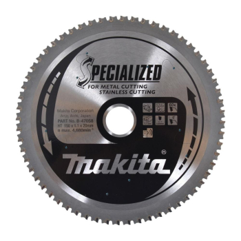 Makita Piła Tarczaowa 150x20x60z do metalu / stali nierdzewnej (DCS551/DCS53)