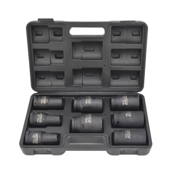 AWTOOLS ZESTAW NASADEK UDAROWYCH 3/4"  8cz./17-38mm/ DŁUGIE BLACK LINE